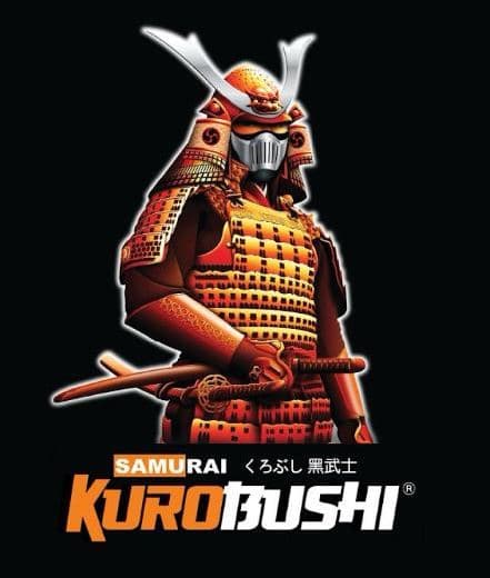 Samurai Kurobushi warrior character logo